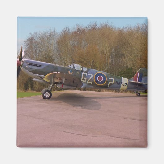 Supermarine Spitfire HF Mk. IXe MJ730 Magnet (Vorne)