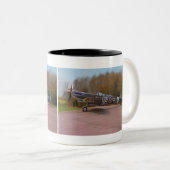 Supermarine Spitfire HF Mk. IXe MJ730 Zweifarbige Tasse (VorderseiteRechts)