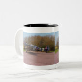 Supermarine Spitfire HF Mk. IXe MJ730 Zweifarbige Tasse (Vorderseite Links)