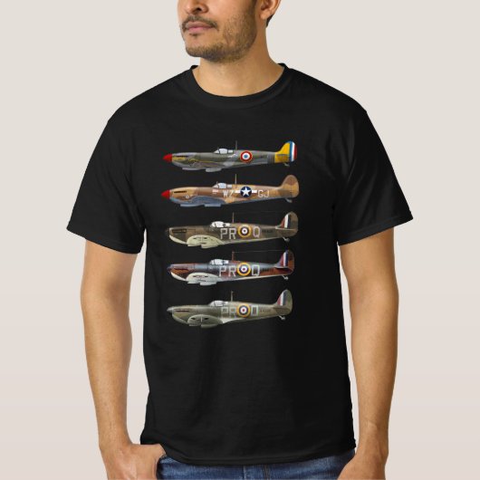 Supermarine Spitfire ist ein britischer WW2-Kämpfe T-Shirt (Vorderseite)