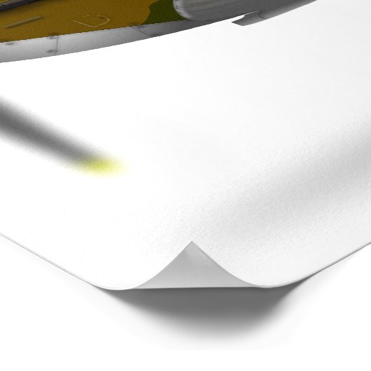 Supermarine Spitfire - Maßgeschneidert Poster (Ecke)