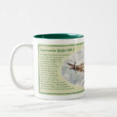 Supermarine Spitfire Mk.1 mug Zweifarbige Tasse (Links)