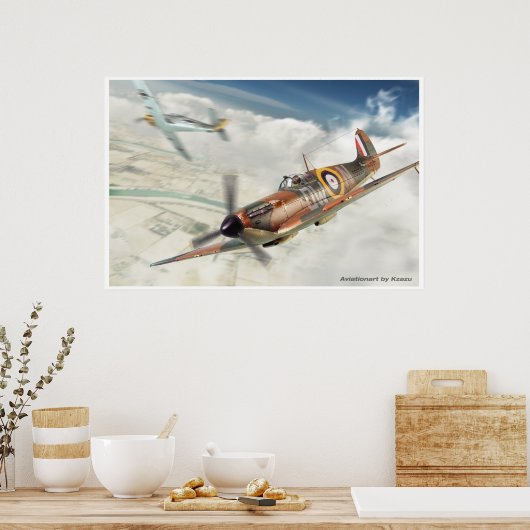 Supermarine Spitfire Mk.1 Poster (Küche)