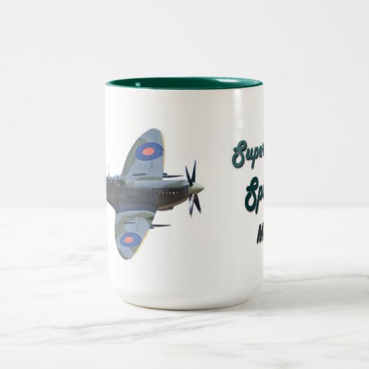Supermarine Spitfire MkIX Zweifarbige Tasse (Mittel)