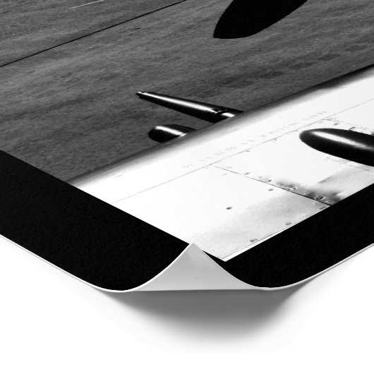 Supermarine Spitfire Motor Poster (Ecke)