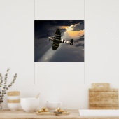 Supermarine Spitfire Poster (Küche)