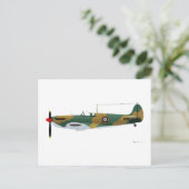 Supermarine Spitfire Postkarte (Stehend Vorderseite)