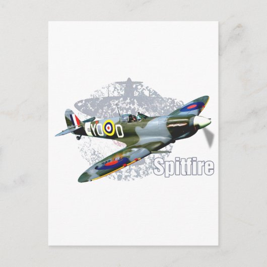 Supermarine Spitfire Postkarte (Vorderseite)