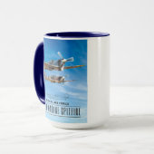 SUPERMARINE SPITFIRE - ROYAL AIR SQUADRON TASSE (Vorderseite Links)