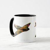 Supermarine Spitfire | WW2 Plane Tasse (Vorderseite Links)