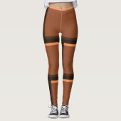 Supermario-Ziegelstein-Leggings Leggings (Vorderseite)