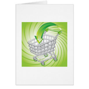 Supermarkt-Einkaufswagen