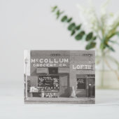 Supermarkt für Kleinstädte, 1935 Postkarte (Stehend Vorderseite)