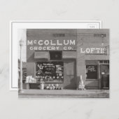 Supermarkt für Kleinstädte, 1935 Postkarte (Vorne/Hinten)