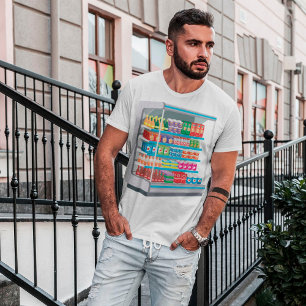 Supermarkt-Milch-Kühlschrank T-Shirt