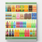 Supermarkt-Regalprodukte Snacks Fotoplatte (Vorderseite)