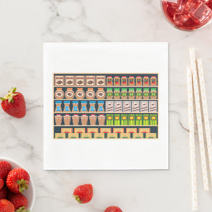 Supermarkt-Verkaufsbücher Napkins Serviette