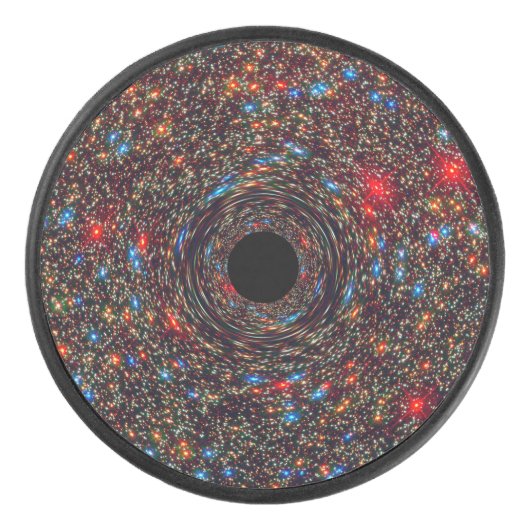 Supermassives Schwarzes Loch Eishockey Puck (Vorderseite)