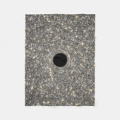 Supermassives schwarzes Loch in der Mitte einer Ga Fleecedecke (Vorderseite)