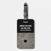 Supermassives schwarzes Loch in der Mitte einer Ga Gepäckanhänger (Rückseite vertikal)