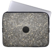Supermassives schwarzes Loch in der Mitte einer Ga Laptopschutzhülle (Vorderseite)