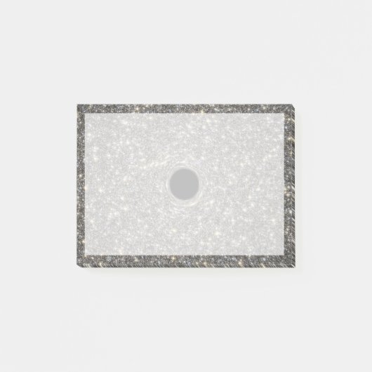 Supermassives schwarzes Loch in der Mitte einer Ga Post-it Klebezettel (Vorderseite)