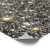 Supermassives schwarzes Loch in der Mitte einer Ga Poster (Ecke)