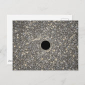 Supermassives schwarzes Loch in der Mitte einer Ga Postkarte (Vorne/Hinten)