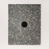 Supermassives schwarzes Loch in der Mitte einer Ga Puzzle (Vertikal)