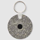 Supermassives schwarzes Loch in der Mitte einer Ga Schlüsselanhänger (Vorderseite)