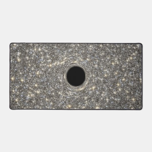 Supermassives schwarzes Loch in der Mitte einer Ga Schreibtischunterlage (Vorderseite)