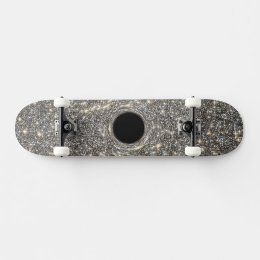 Supermassives schwarzes Loch in der Mitte einer Ga Skateboard (Horizontal)