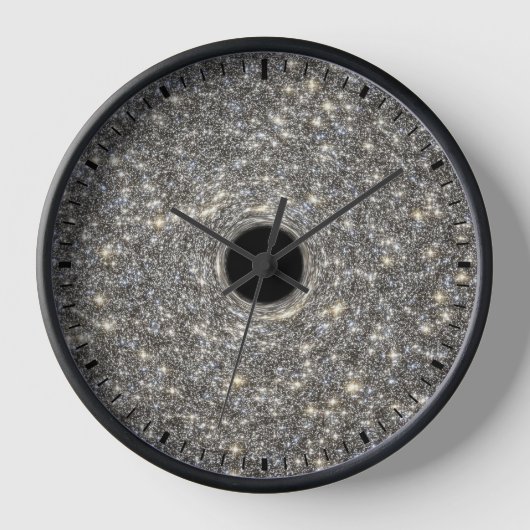 Supermassives schwarzes Loch in der Mitte einer Ga Uhr (Vorderseite)