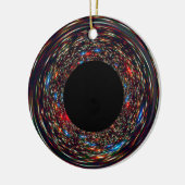 Supermassives Schwarzes Loch Keramik Ornament (Links)