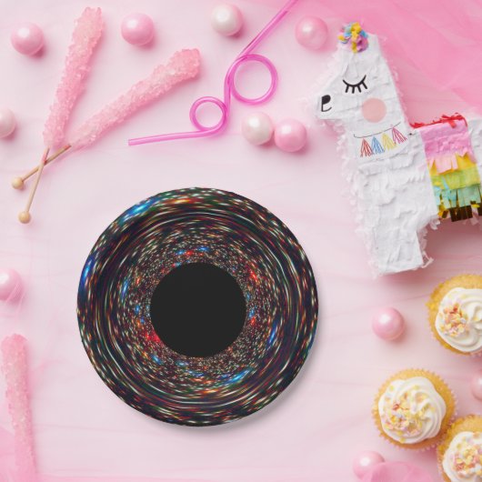 Supermassives Schwarzes Loch Pappteller (Party)