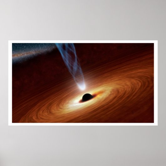 Supermassives Schwarzes Loch Poster (Vorne)