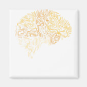 Supermenschliche Hirngeschenk für Neurowissenschaf Magnet (Vorne)