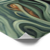 Supermodel Alien Woman Poster (Ecke)