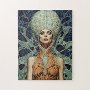Supermodel Alien Woman Puzzle