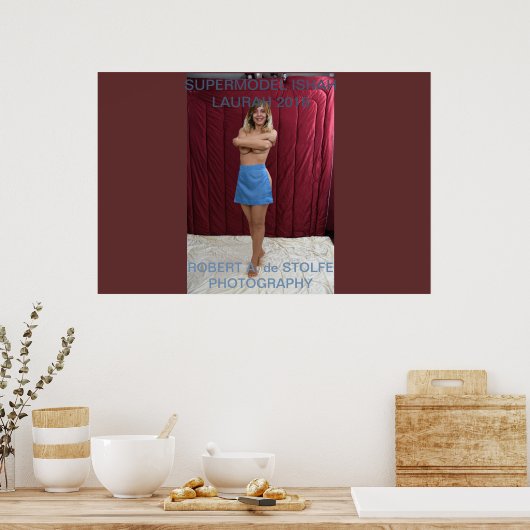 SUPERMODEL ISHAH LAURAH 2018 POSTER (Küche)