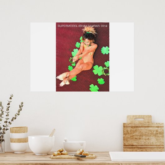 SUPERMODEL ISHAH LAURAH ST. PATTY'S DAY 2018 POSTER (Küche)