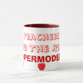 Supermodel-Lehrer! Tasse (Zentrum)