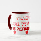 Supermodel-Lehrer! Tasse (Vorderseite Links)