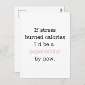 Supermodel Postkarte (Vorne/Hinten)