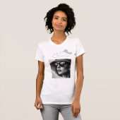 Supermodel status Tee, Woman, Proud, funny T-Shirt (Vorne ganz)