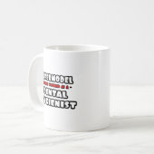 Supermodel .. Zahnarzthygienist Kaffeetasse (Vorderseite Links)