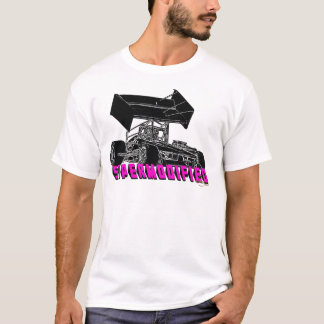 Supermodified w/pink Buchstaben T-Shirt