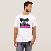 Supermodified w/pink Buchstaben T-Shirt (Vorne ganz)