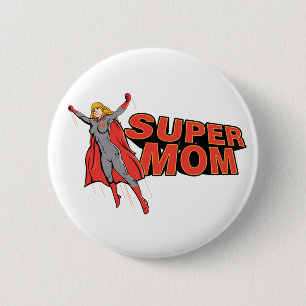 Supermom Button