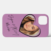 SuperMOM Foto Elegant Modernes Rosa Case-Mate iPhone Hülle (Rückseite (Horizontal))